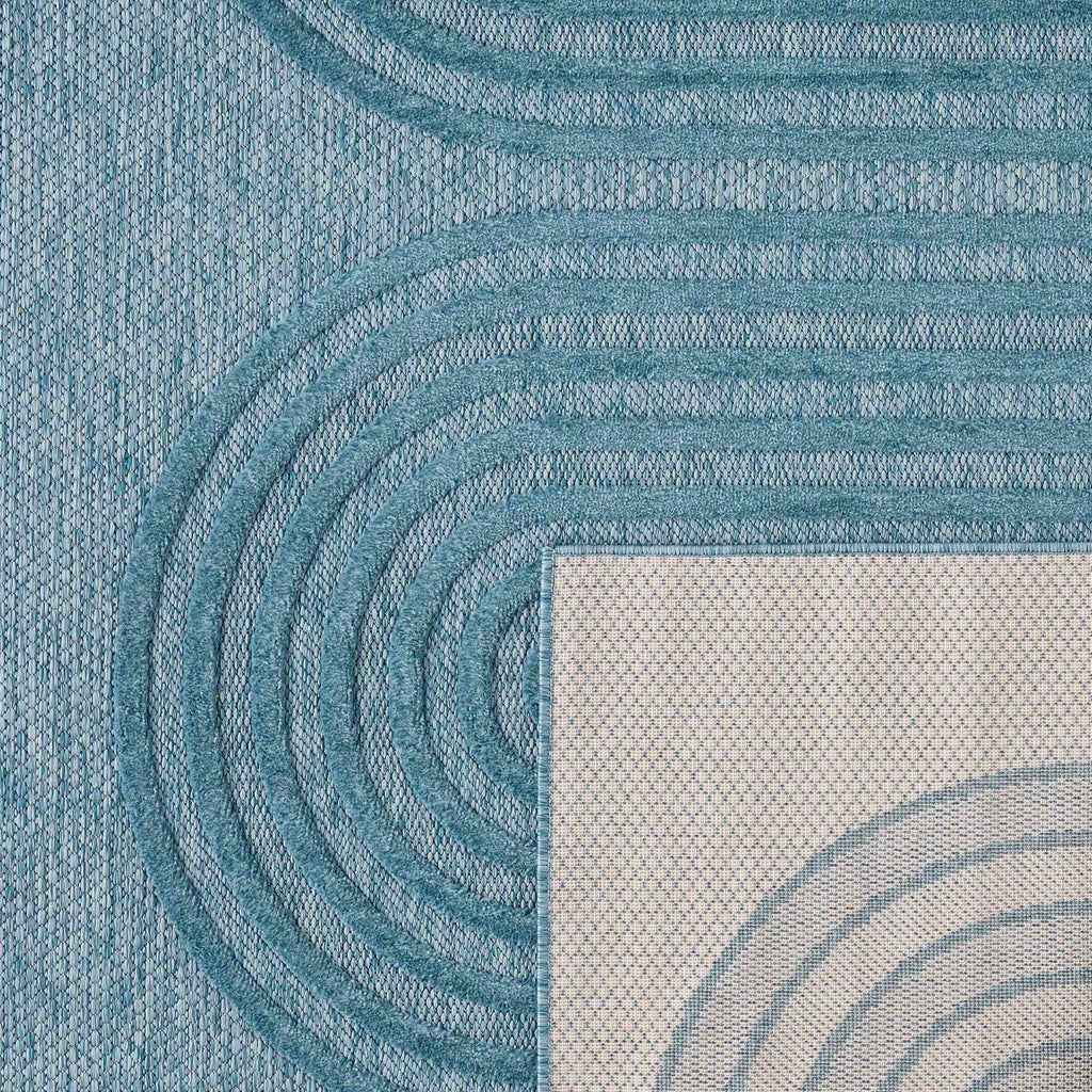 Santorini - Tapis D'Intérieur/Extérieur - Polypropylène - Turquoise
