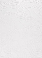 Tapis Santorini 988 - Motif Graphique - Blanc - Intérieur / Extérieur
