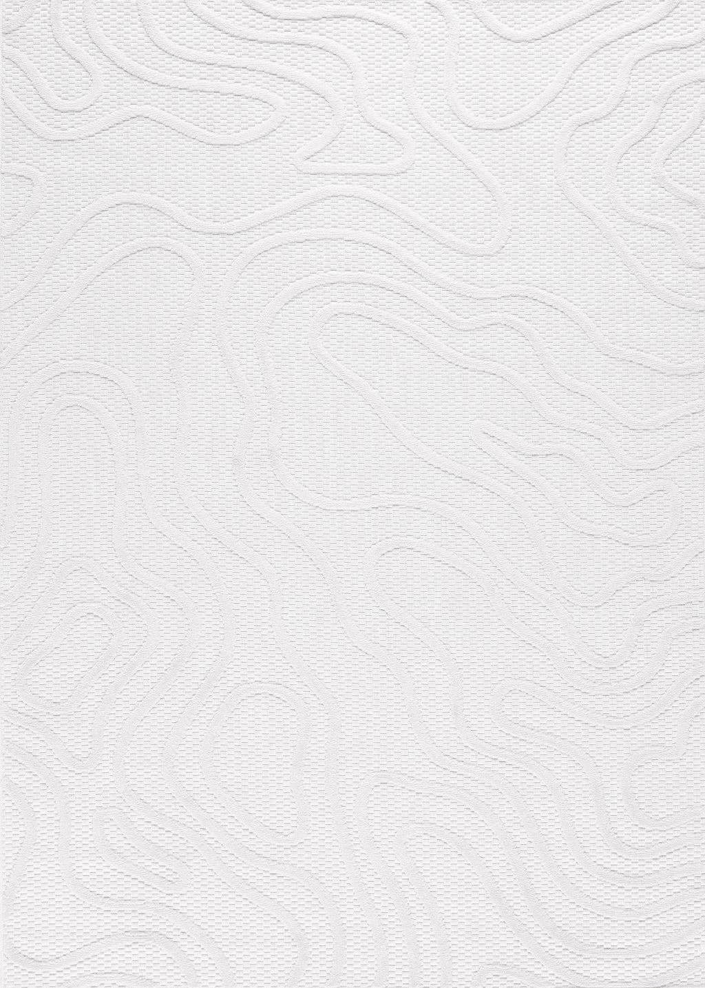 Tapis abstrait Blanc : SAN988BLA Nazar rugs