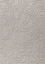Tapis Santorini 988 - Motif Graphique - Gris - Intérieur / Extérieur