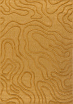 Tapis Santorini 988 - Motif Graphique - Jaune - Intérieur / Extérieur