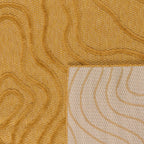 Tapis Santorini 988 - Motif Graphique - Jaune - Intérieur / Extérieur