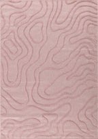 Tapis d'intérieur et extérieur au motif abstrait Santorini Rose : SAN988ROS Nazar rugs