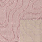 Tapis Santorini 988 - Motif Graphique - Rose - Intérieur / Extérieur
