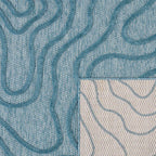 Santorini - Tapis D'Intérieur/Extérieur - Polypropylène - Turquoise