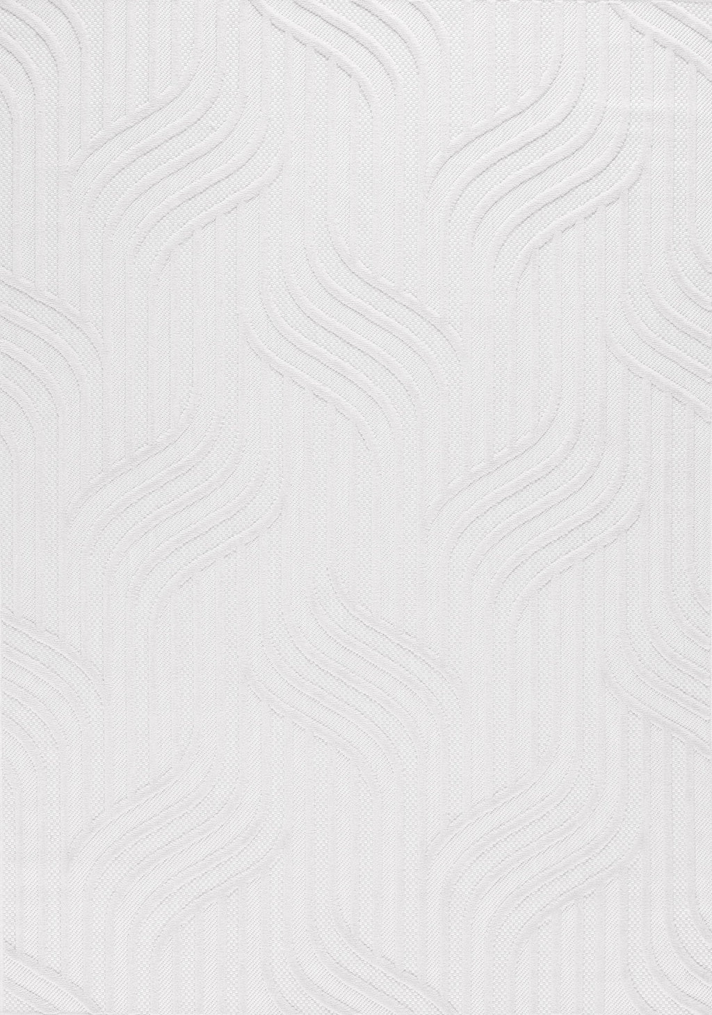 Tapis graphique Blanc : SAN989BLA Nazar rugs