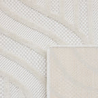 Tapis graphique Blanc : SAN989BLA Nazar rugs
