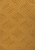 Tapis d'intérieur et extérieur motif graphique Santorini Jaune : SAN989JAU Nazar rugs