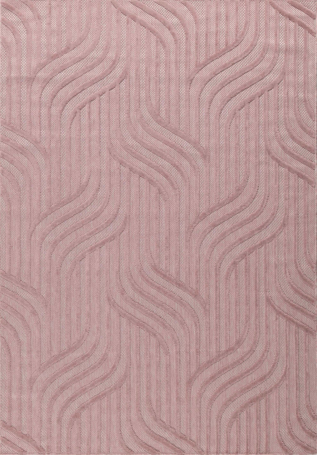 Santorini - Tapis D'Intérieur/Extérieur - Polypropylène - Rose