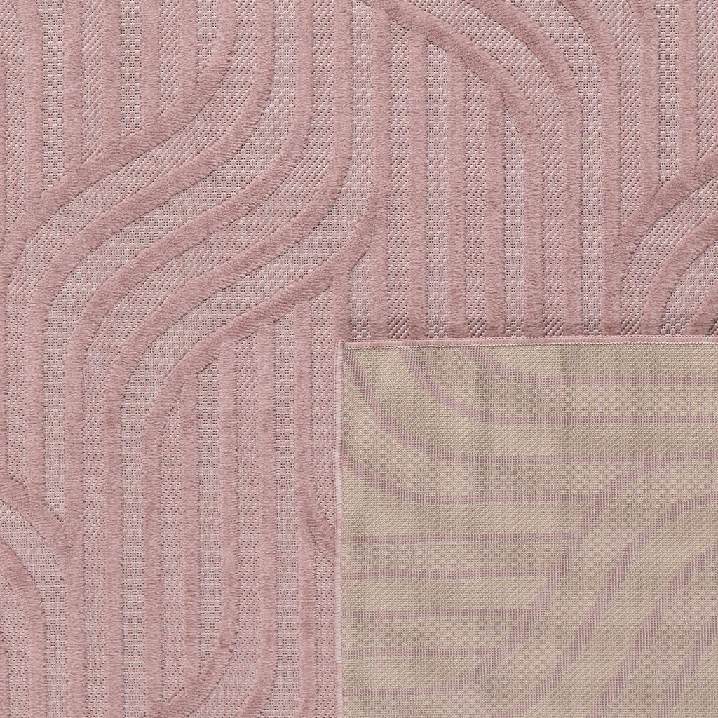 Santorini - Tapis D'Intérieur/Extérieur - Polypropylène - Rose