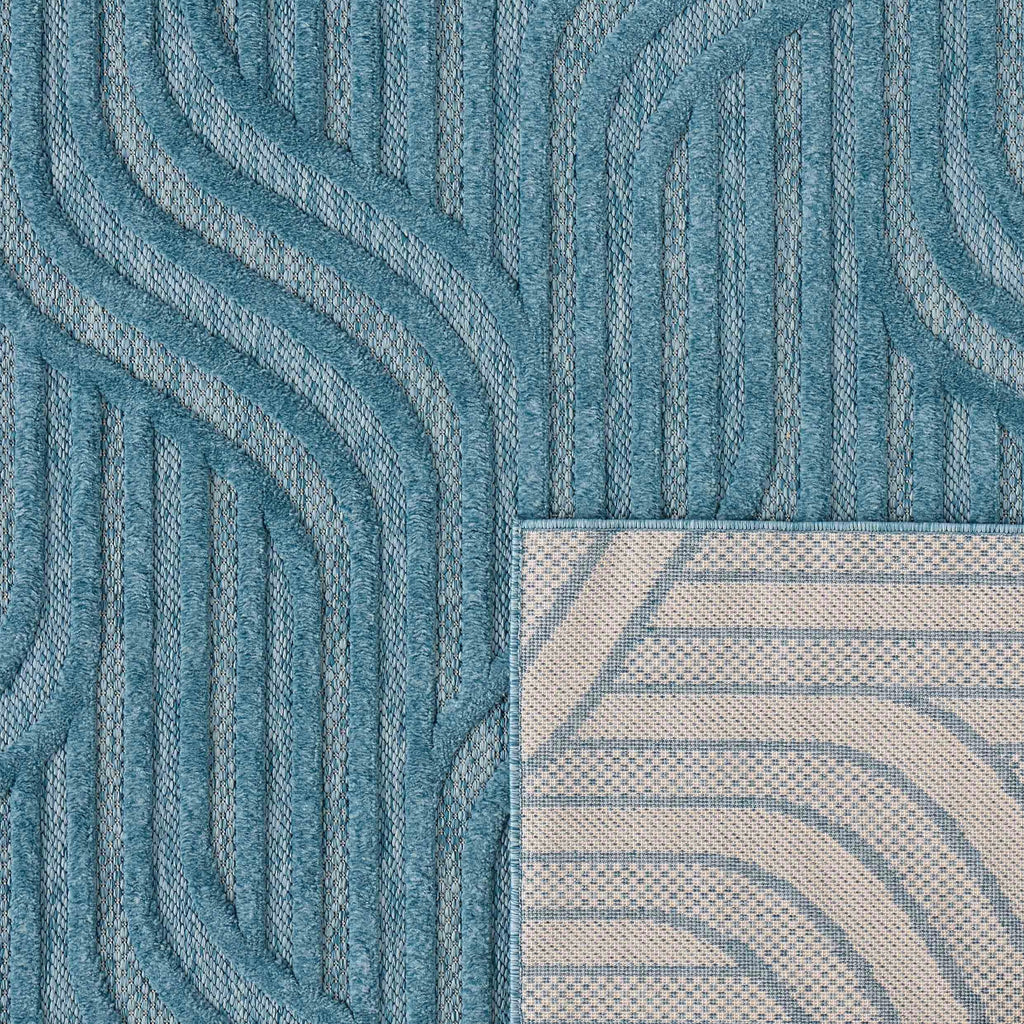 Santorini - Tapis D'Intérieur/Extérieur - Polypropylène - Turquoise