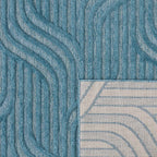 Santorini - Tapis D'Intérieur/Extérieur - Polypropylène - Turquoise