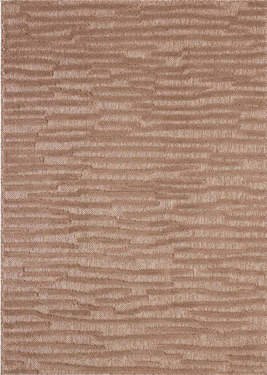 Tapis Santorini 990 - Motif Graphique - Beige - Intérieur / Extérieur