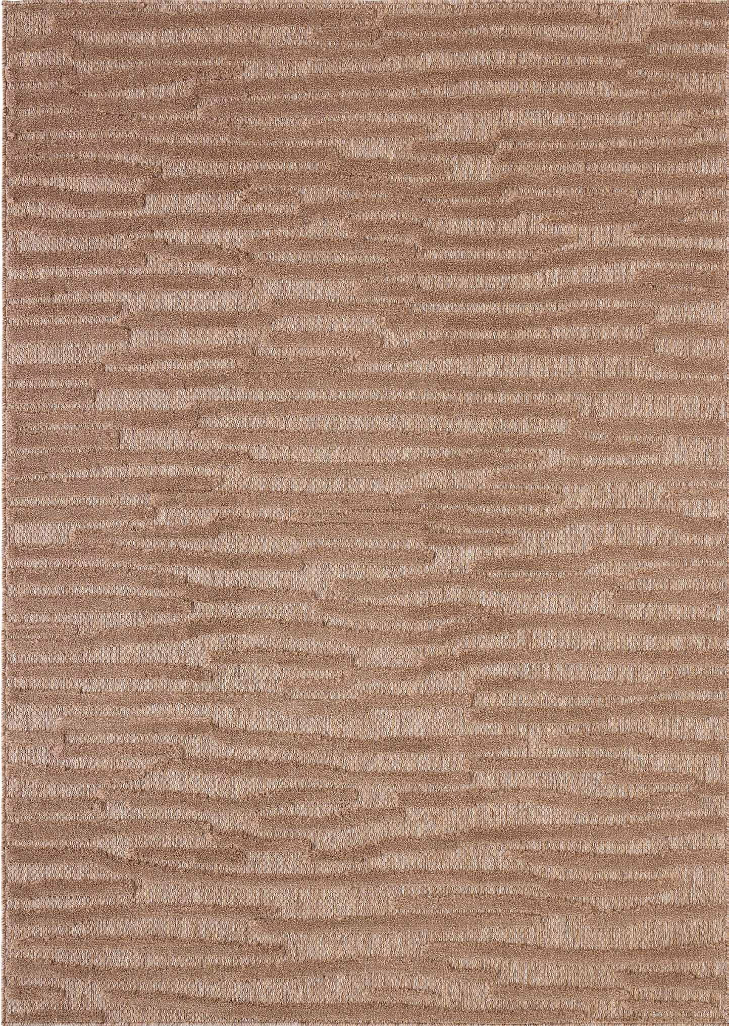 Tapis Santorini 990 - Motif Graphique - Beige - Intérieur / Extérieur