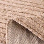 Tapis Santorini 990 - Motif Graphique - Beige - Intérieur / Extérieur