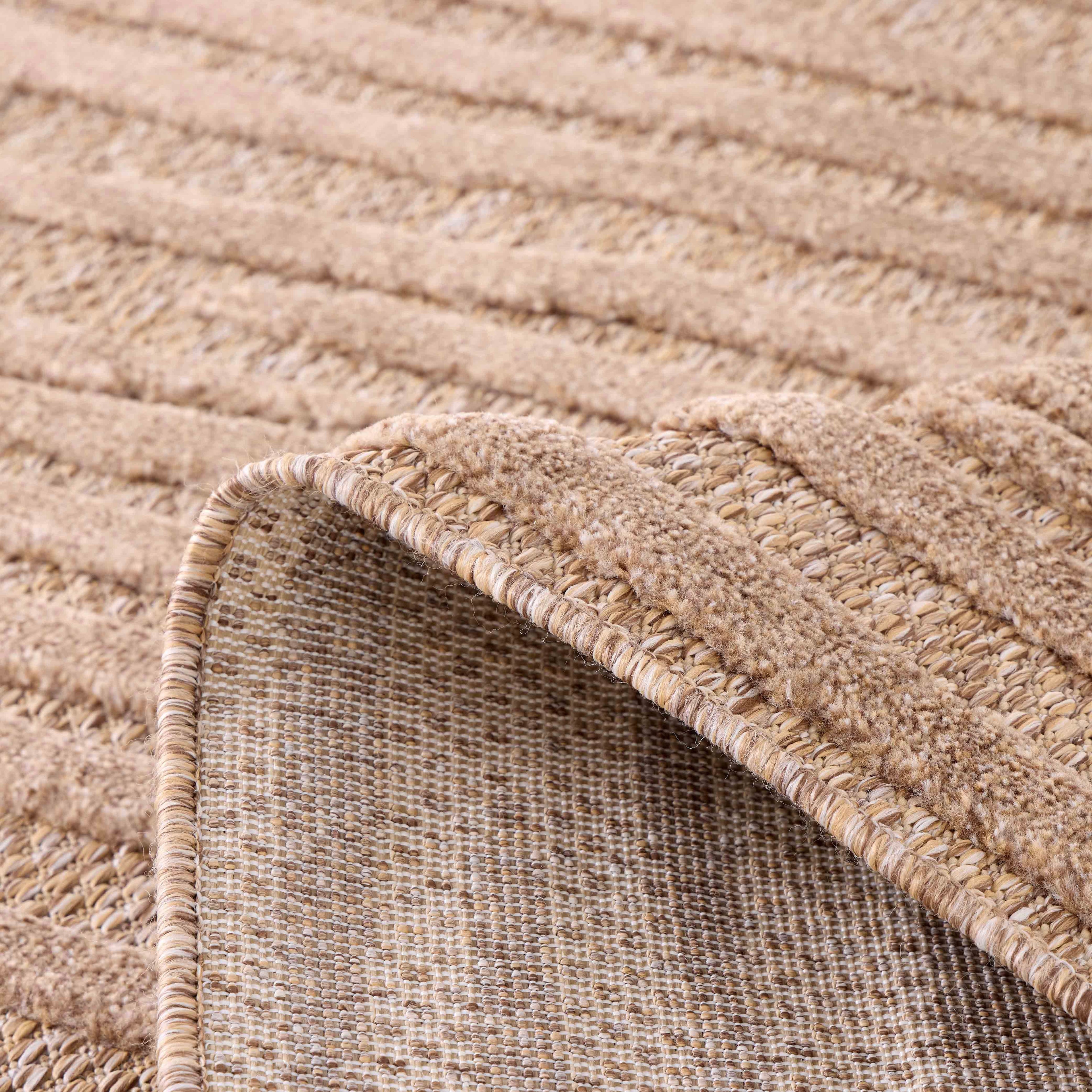 Tapis Santorini 990 - Motif Graphique - Beige - Intérieur / Extérieur