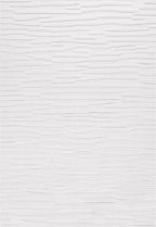 Tapis Santorini 990 - Motif Graphique - Blanc - Intérieur / Extérieur