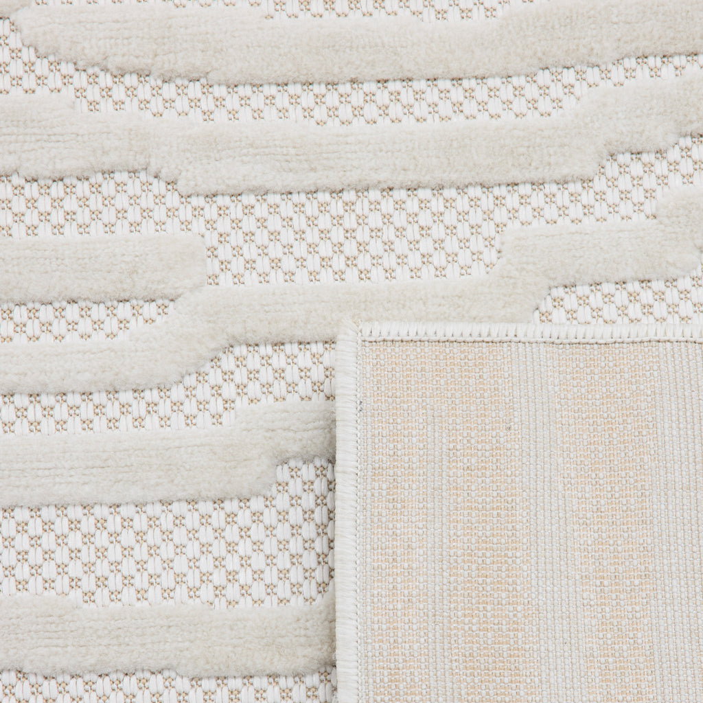 Tapis à motifs Blanc : SAN990BLA Nazar rugs