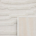 Tapis à motifs Blanc : SAN990BLA Nazar rugs