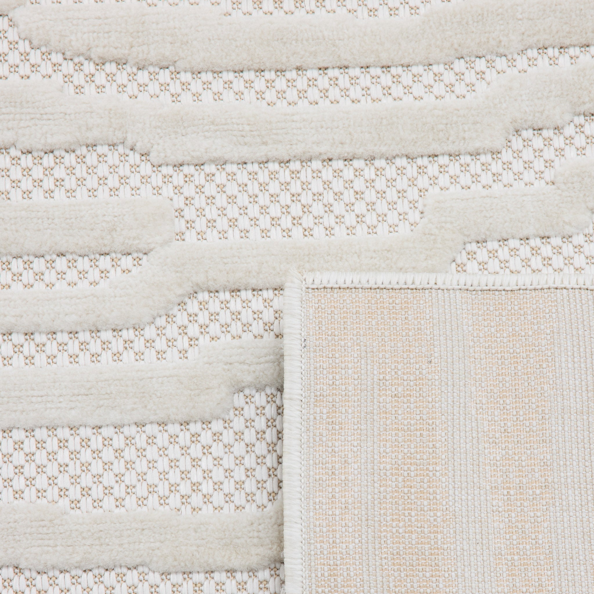Tapis à motifs Blanc : SAN990BLA Nazar rugs