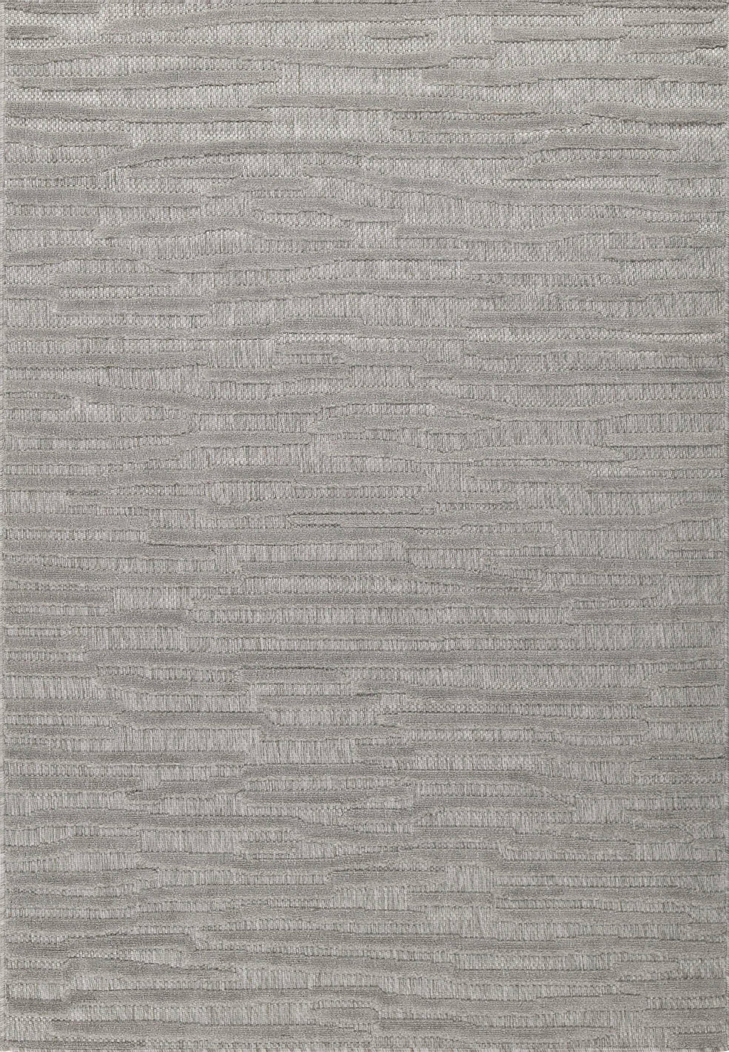 Tapis Santorini 990 - Motif Graphique - Gris - Intérieur / Extérieur