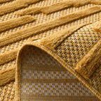 Santorini - Tapis D'Intérieur/Extérieur - Polypropylène - Jaune