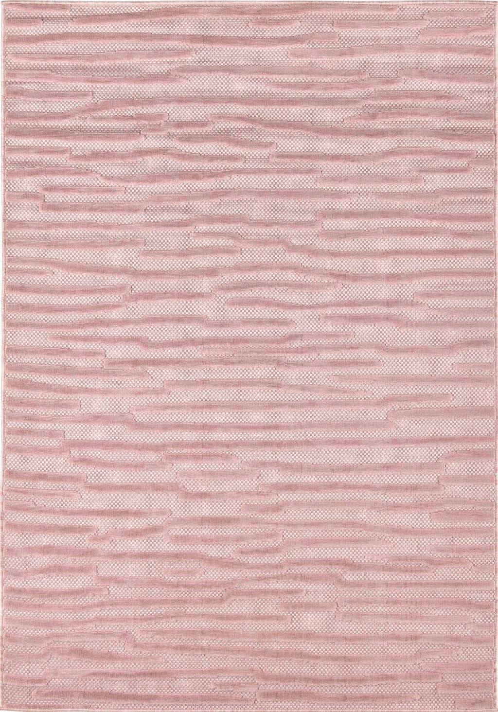 Santorini - Tapis D'Intérieur/Extérieur - Polypropylène - Rose