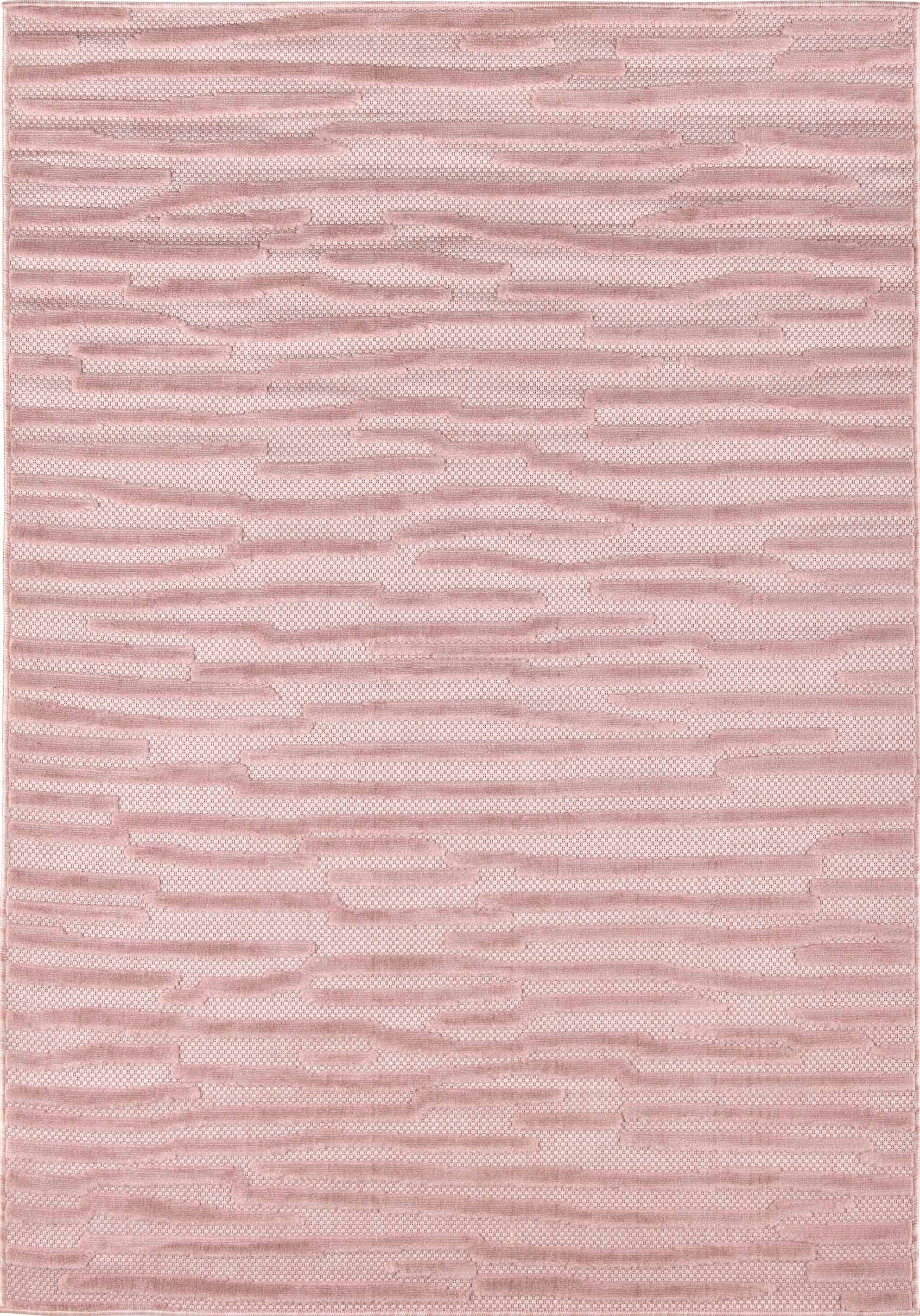 Santorini - Tapis D'Intérieur/Extérieur - Polypropylène - Rose