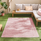 Santorini - Tapis D'Intérieur/Extérieur - Polypropylène - Rose
