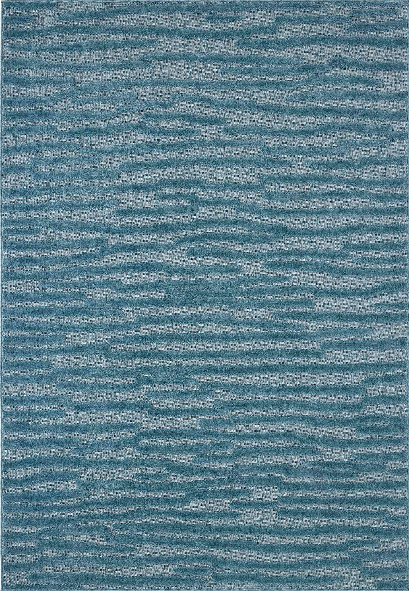 Santorini - Tapis D'Intérieur/Extérieur - Polypropylène - Turquoise