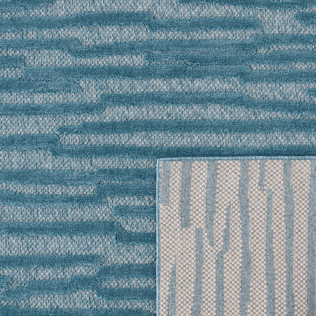 Santorini - Tapis D'Intérieur/Extérieur - Polypropylène - Turquoise