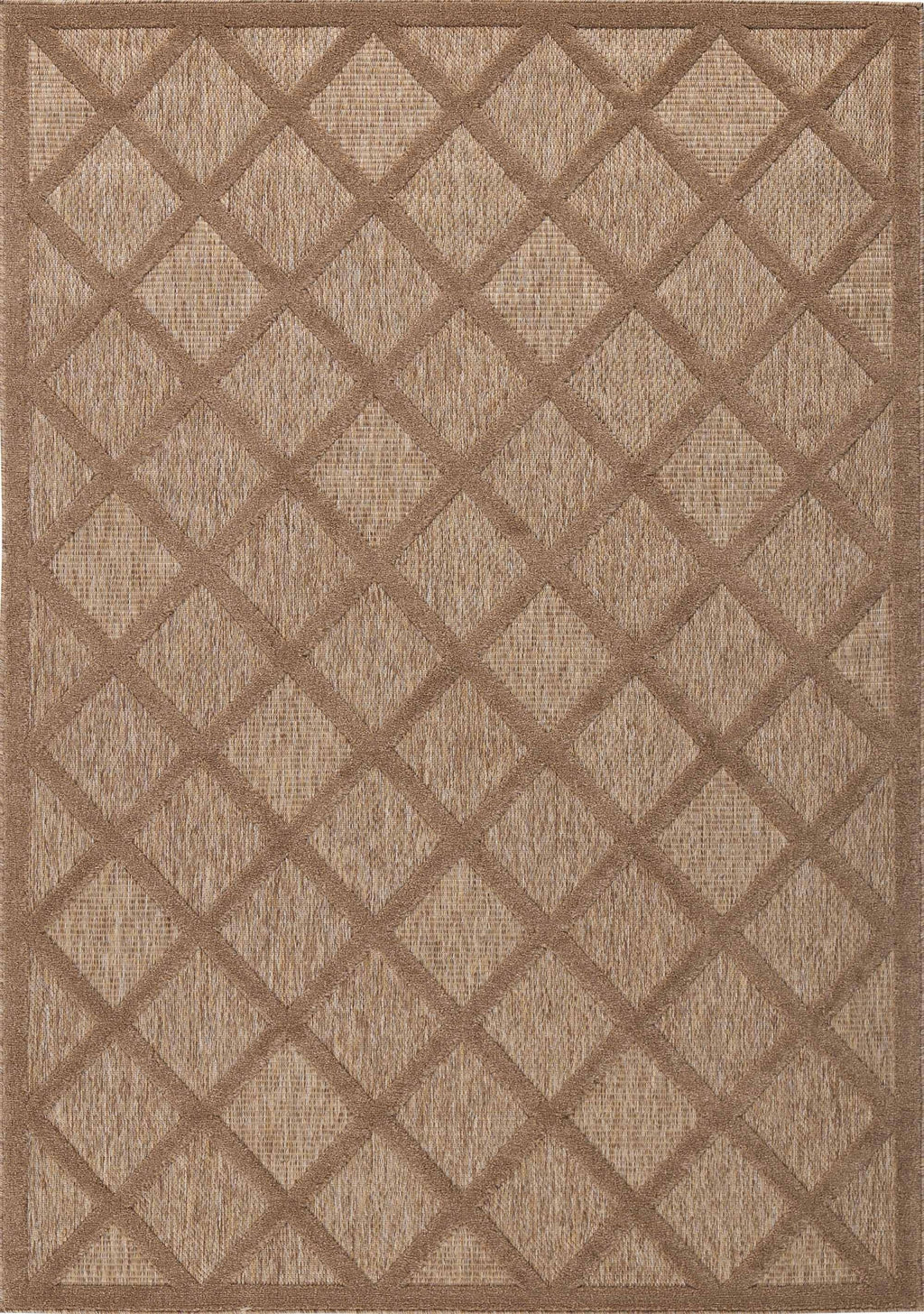 Santorini - Tapis D'Intérieur/Extérieur - Polypropylène - Beige
