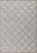 Santorini - Tapis D'Intérieur/Extérieur - Polypropylène - Gris