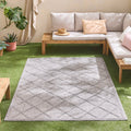 Santorini - Tapis D'Intérieur/Extérieur - Polypropylène - Gris