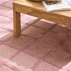Santorini - Tapis D'Intérieur/Extérieur - Polypropylène - Rose