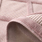 Santorini - Tapis D'Intérieur/Extérieur - Polypropylène - Rose