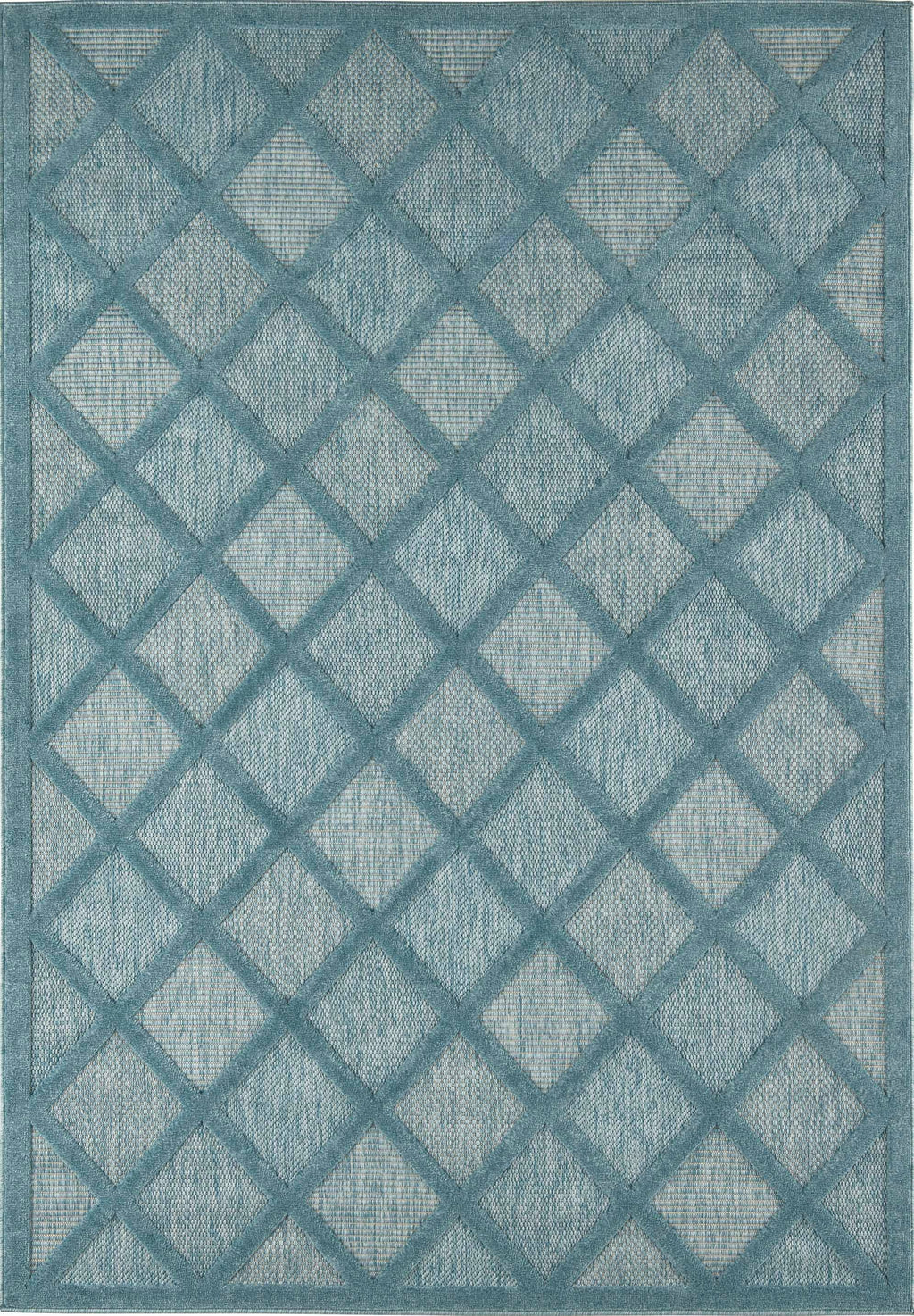 Santorini - Tapis D'Intérieur/Extérieur - Polypropylène - Turquoise