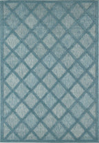 Santorini - Tapis D'Intérieur/Extérieur - Polypropylène - Turquoise