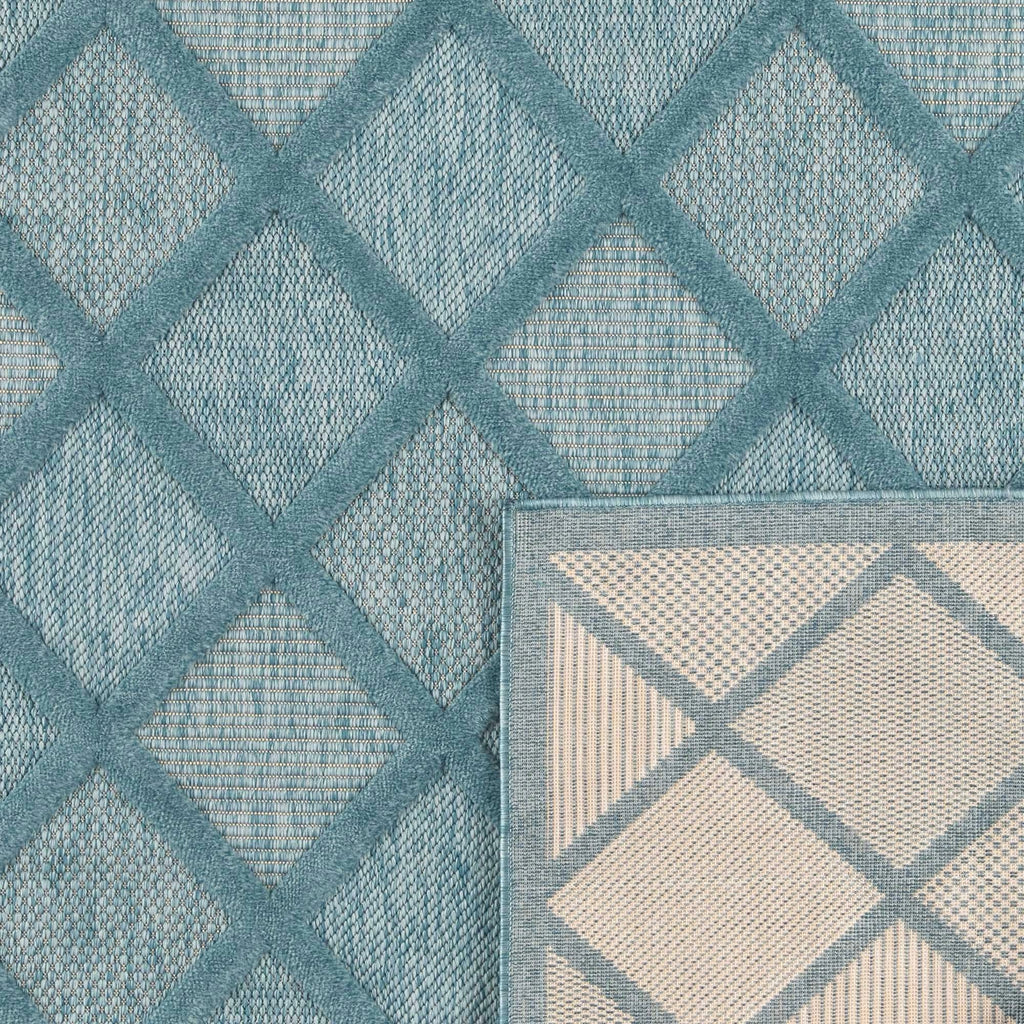 Santorini - Tapis D'Intérieur/Extérieur - Polypropylène - Turquoise
