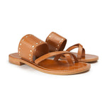 Couleur Pourpre - Sandales Monba - Camel