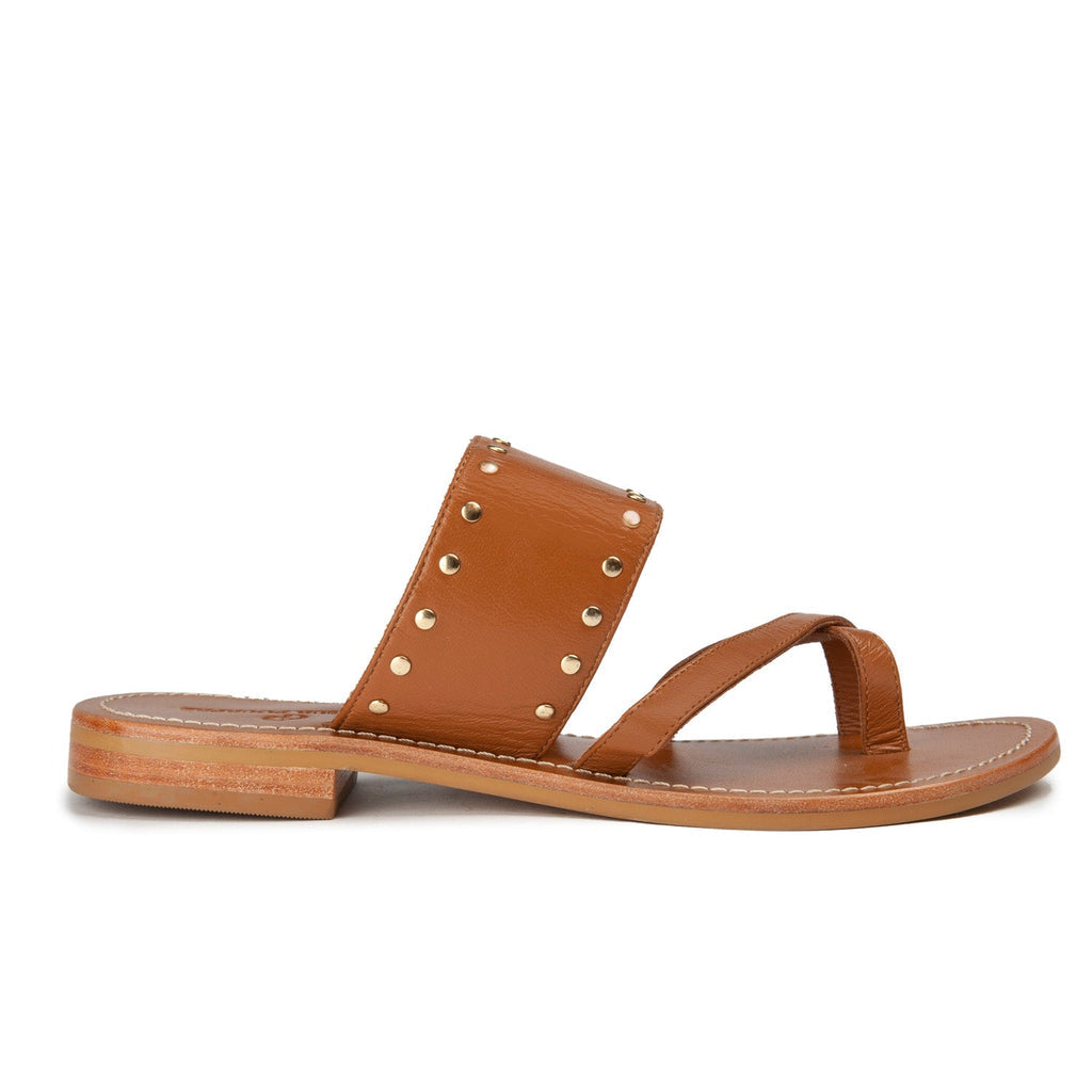 Couleur Pourpre - Sandales Monba - Camel