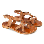 Couleur Pourpre - Sandales Raika - Camel
