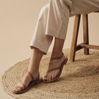 Couleur Pourpre - Sandales Divya - Camel