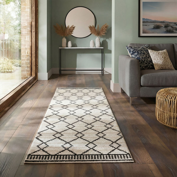 Allia Diamond - Tapis Moderne De Couloir