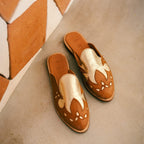 Mules Santiago - Noisette Champagne