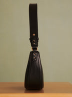 SAC DEMI LUNE CUIR SAULA PETITE MENDIGOTE