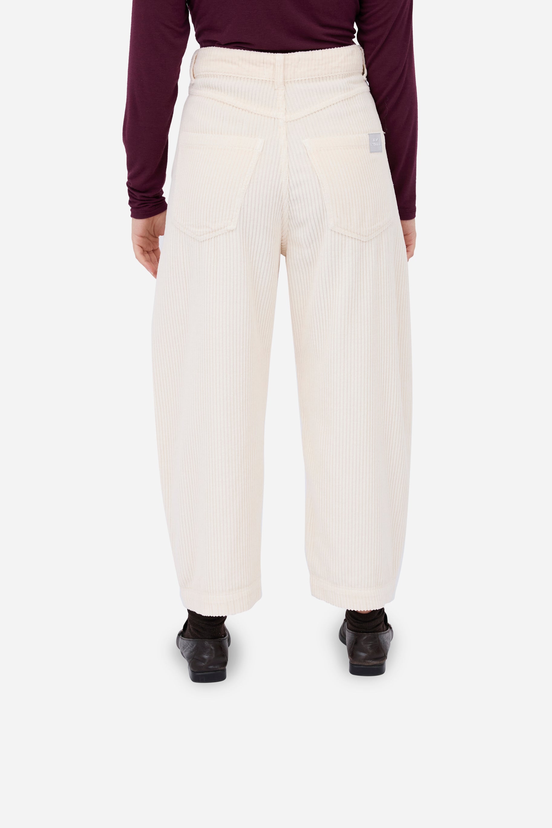 Pantalon Ballon En Velours Côtelé Brut