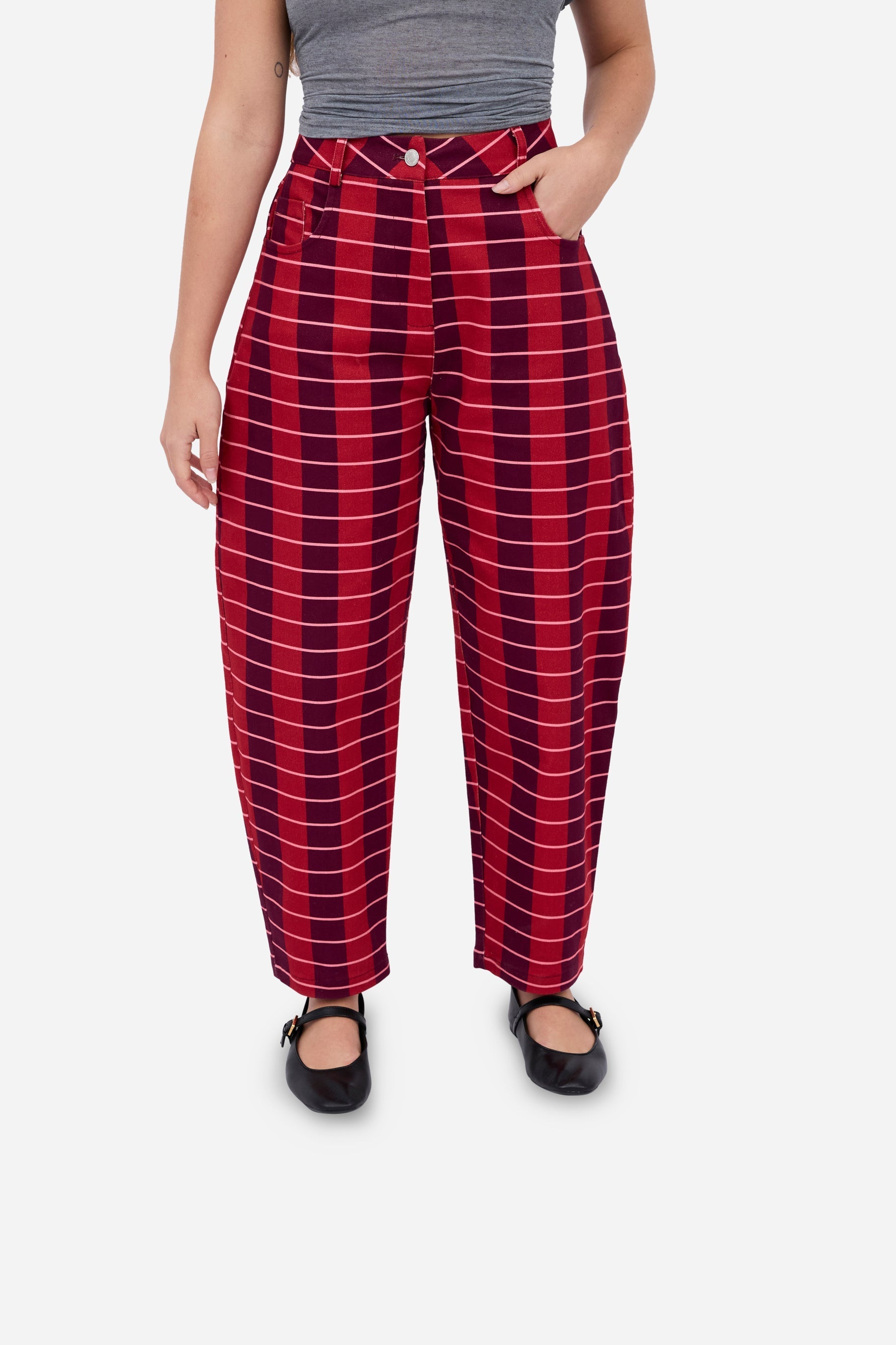 Pantalon Ballon Cerise