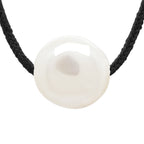 Collier "Lien D'Amour" En Nylon Tressé De Couleur Noire - Quepos