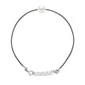 Bracelet Lien Cordon Perle Ronde 8-9 Mm - Argent 925 - Love Paris